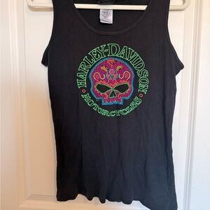 Harley-Davidson Black Tank top